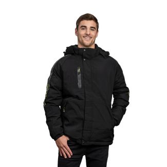 Parka reversible CHG70 Negro-Verde