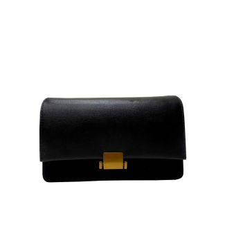 Cartera Cuero Negro