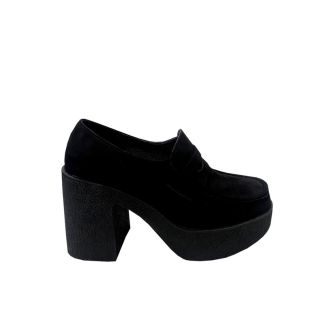 Mocasín Gamuza Ecológica Negro