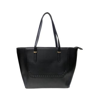 Cartera Cuero Ecológica Negro