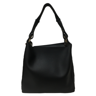 Cartera Cuero Ecológica Negro