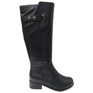 Bota Cuero Negro ZAR92