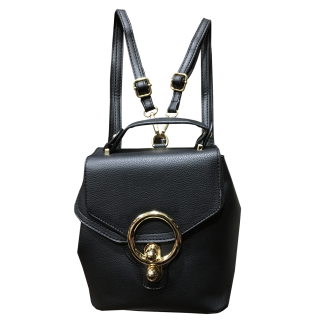 Cartera Cuero Ecológica Negro