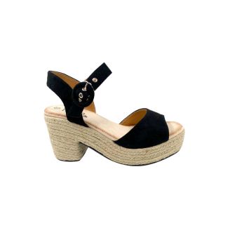 Sandalia Gamuza ecológica ZB019 Negro