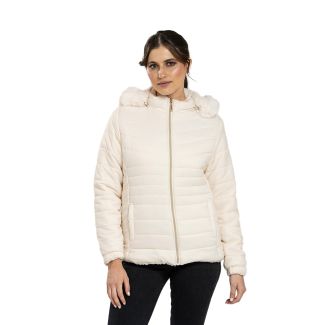 Parka Reversible CHG71 Poliéster Blanco