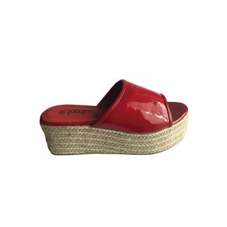 Sandalia Ecocuero Rojo