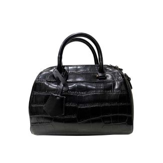 Cartera Cuero Negro