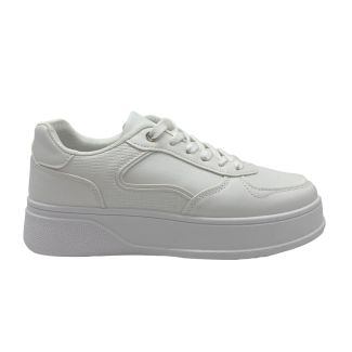 Zapatilla plataforma Mujer Blanco ZB072
