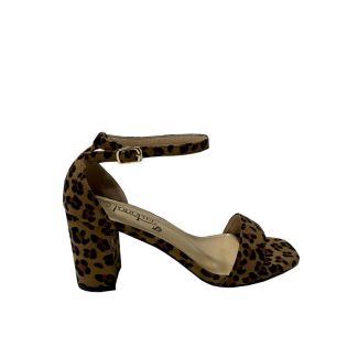 Sandalia Gamuza Ecológica AnimalPrint