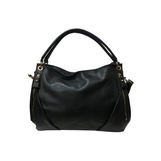 Cartera Cuero Ecológica Negro
