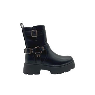 Botin Mujer Negro ZB048