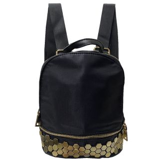 Mochila Cuero Ecológica Negro