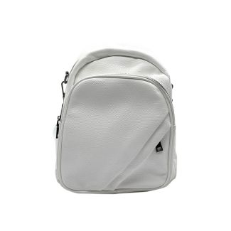 Mochila Cuero Blanco CRU74