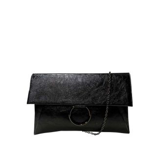 Cartera Cuero Ecológica Negro