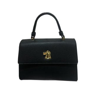 Cartera Cuero Ecológica Negro