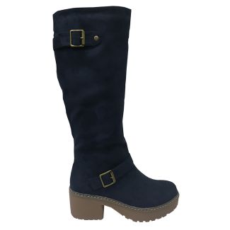 Bota Gamuza Ecológica Navy