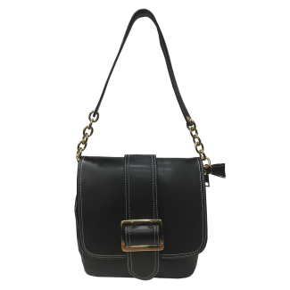 Cartera Cuero Ecológica Negro