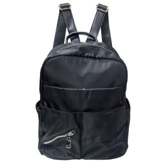 Mochila Cuero Ecológica Negro