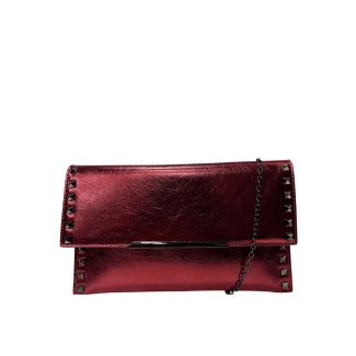 Cartera Cuero Ecológica Rojo