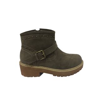 Botín Gamuza Ecológica Beige