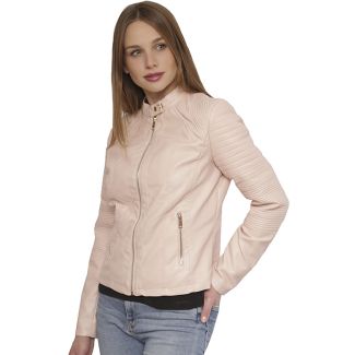 Chaqueta Ecocuero Rosado