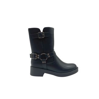 Botin Mujer Negro ZB047