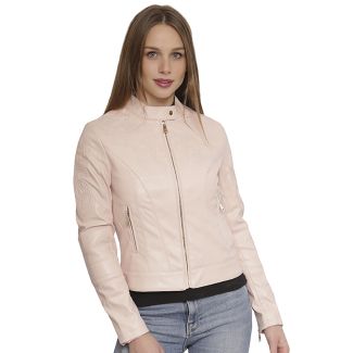 Chaqueta Ecocuero Rosado