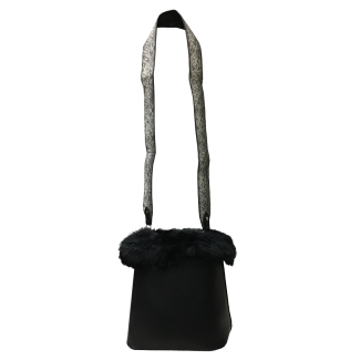 Cartera Cuero Ecológica Negro