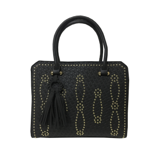 Cartera Cuero Ecológica Negro