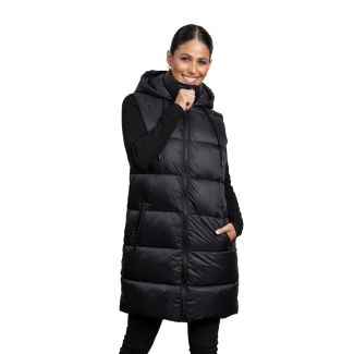 Parka sin mangas CHG83 Poliéster Negro