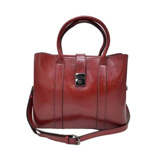 Cartera Cuero CRT33 Roja