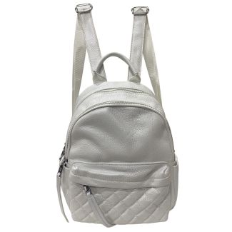 Mochila Cuero Blanco