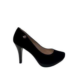 Zapato Reina Cuero Negro