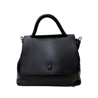 Cartera Cuero Negro