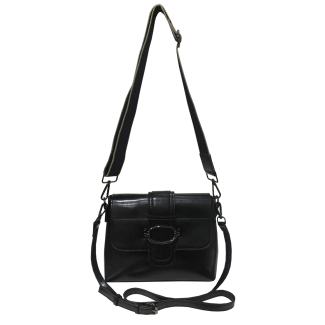 Cartera Cuero Negro