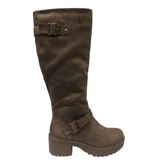 Bota Gamuza Ecológica Beige