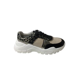 Zapatilla Ecocuero Beige