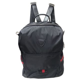 Mochila Cuero Ecológica Negro