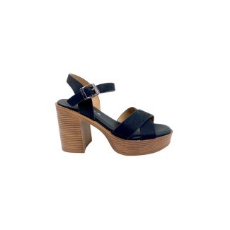 Sandalia Mujer Negro ZB031