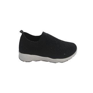 Zapatilla Tela Negro