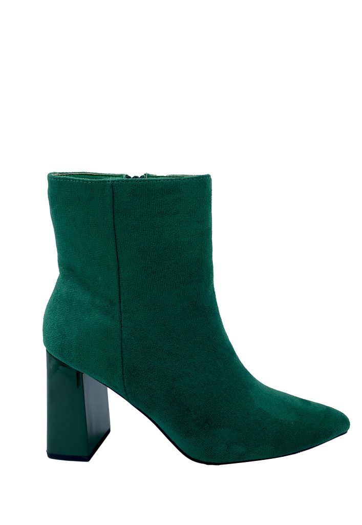 Botin ZAZ89 Gamuza Ecológica Verde