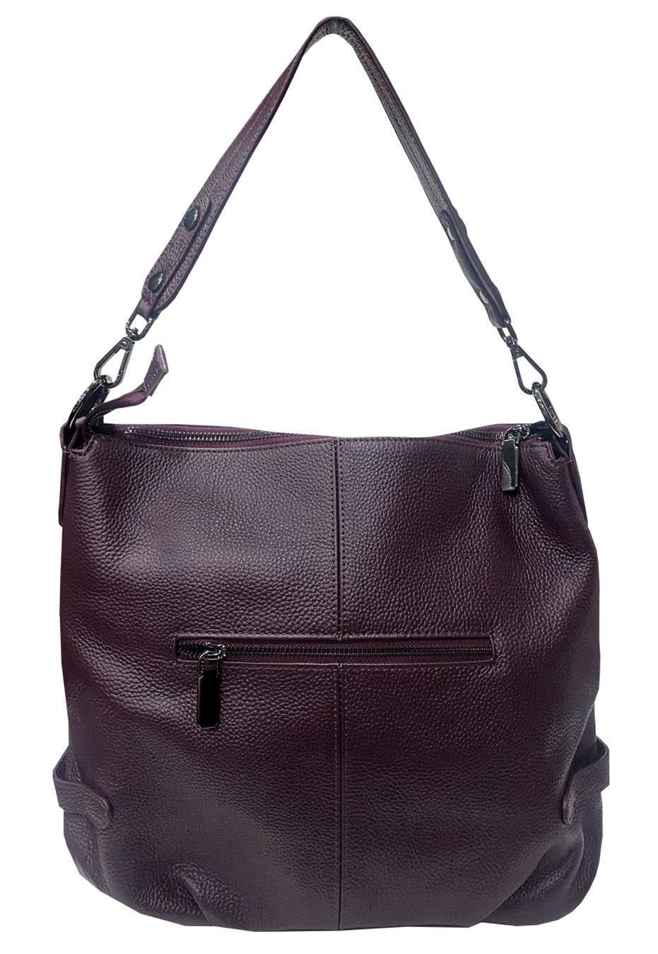 TodoPiel Cartera Cuero Burdeo