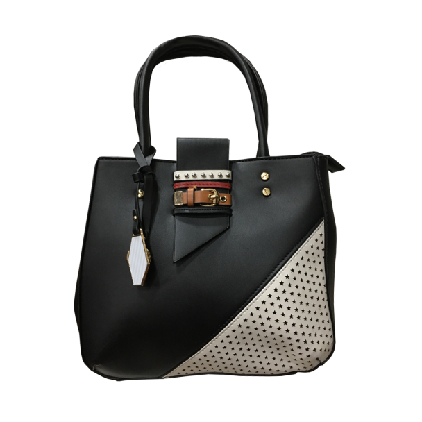 Cartera Cuero Ecológica Negro