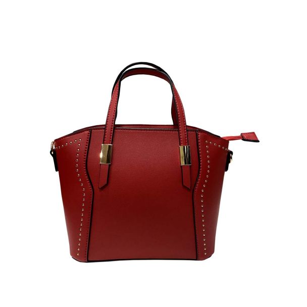 Cartera Cuero Ecológica Rojo