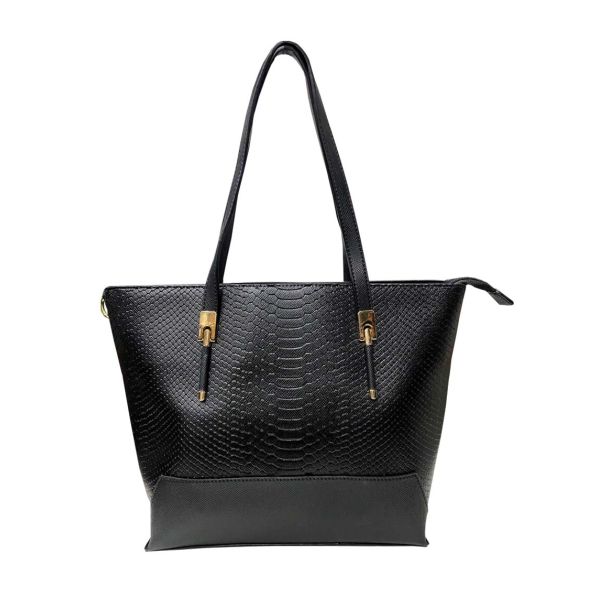 Cartera Cuero Ecológica Negro