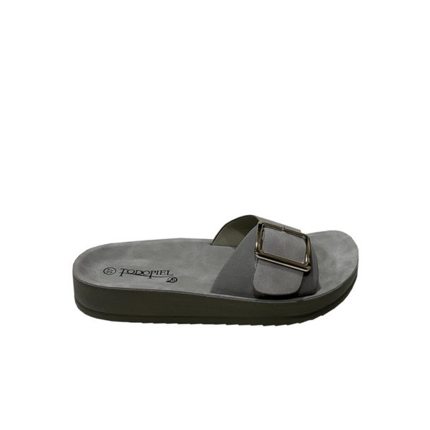 Sandalia Ecocuero Plata