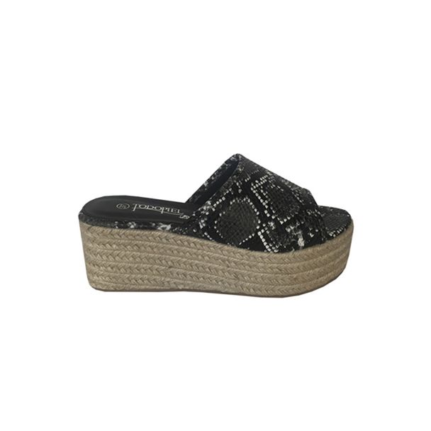 Sandalia Ecocuero Negro
