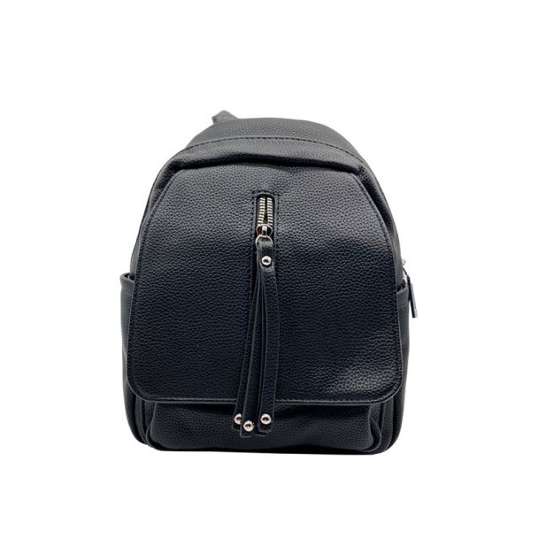 Mochila Ecocuero Negro CRX19