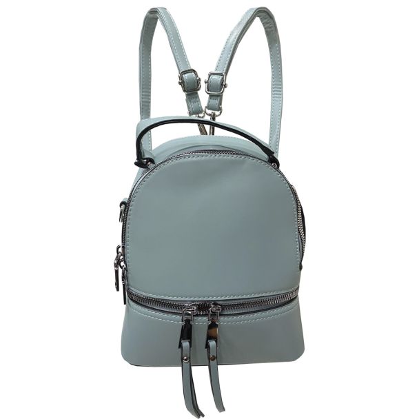 Mochila Cuero Ecológica Navy