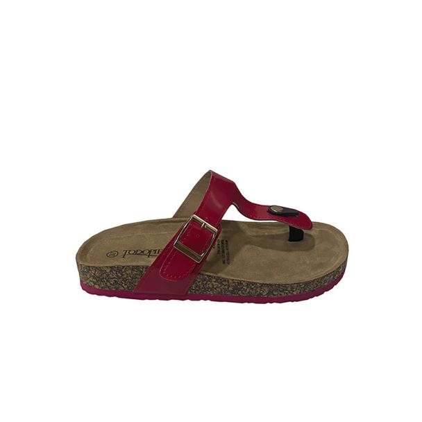 Sandalia Ecocuero Rojo